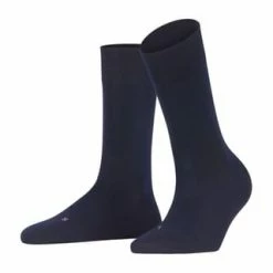 FALKE Sensitive Intercontinental Socken, Hautsympatisch, Komfortbund, Für Damen 6379 DARK NAVY