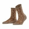 FALKE Socken, "Retro Nostalgia", Glänzend, Für Damen Braun