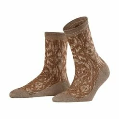 FALKE Socken, "Retro Nostalgia", Glänzend, Für Damen Braun