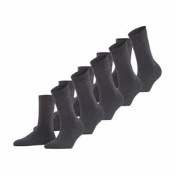 ESPRIT Socken, 5er Pack, "Solid Essential", Einfarbig, Für Damen 3080 ANTHRA.MEL