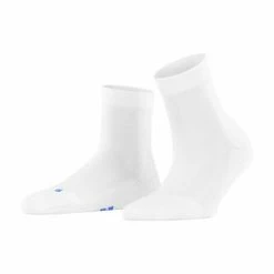FALKE Cool Kick Socken, Kühlendes Funktionsgarn, Gepolsterte Sohle, Für Damen 2000 WHITE