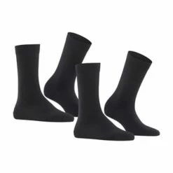 FALKE Socken, Softmerino, 2er-Pack, Für Damen 3009 BLACK -Galeria Geschäft unnamed file 423