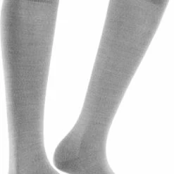 FALKE Softmerino Kniestrümpfe, Merinowolle, Verstärkte Belastungszonen, Für Damen 3830 LIGHT GREY -Galeria Geschäft unnamed file 454