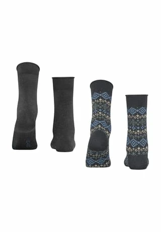 Socken, 2er-Pack, Streifen, für Damen ESPRIT Socken, 2er-Pack, Streifen, Für Damen 3081 ANTHRA.MEL -Galeria Geschäft unnamed file 50