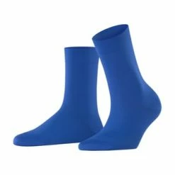 FALKE Socken, Baumwolle, Uni, Für Damen Und Herren Royalblau