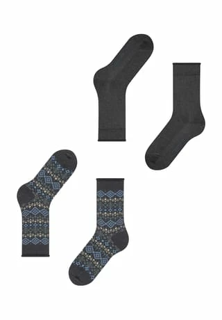 Socken, 2er-Pack, Streifen, für Damen ESPRIT Socken, 2er-Pack, Streifen, Für Damen 3081 ANTHRA.MEL -Galeria Geschäft unnamed file 51