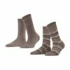 ESPRIT Socken, 2er-Pack, Streifen, Für Damen 4770 NUT MEL. 1 ESPRIT Socken, 2er-Pack, Streifen, Für Damen 4770 NUT MEL. -Galeria Geschäft unnamed file 54