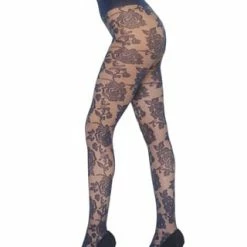 OROBLÙ Feinstrumpfhose, Floral, Für Damen 14L MARINE 5