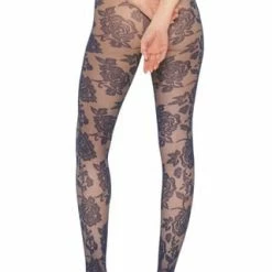 OROBLÙ Feinstrumpfhose, Floral, Für Damen 14L MARINE 5 -Galeria Geschäft unnamed file 557