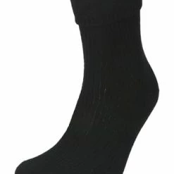 OROBLÙ Socken "Hilda", Gerippt, Für Damen 590 BLACK