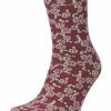 OROBLÙ Socken, Floral, Für Damen I12 BORDEAUX -Galeria Geschäft unnamed file 591