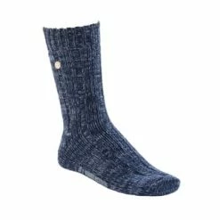 BIRKENSTOCK® Damen Socken - Strumpf, Cotton Twist, Baumwoll-Moulinégarn Blau