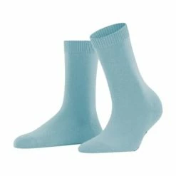 FALKE Cosy Wool Socken, Schurwolle-Kaschmir-Mix, Verstärkte Belastungszonen, Für Damen 6693 SKYWAY