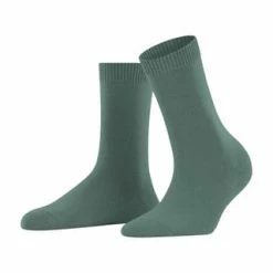 FALKE Cosy Wool Socken, Schurwolle-Kaschmir-Mix, Verstärkte Belastungszonen, Für Damen 7343 ZIRCON