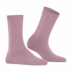 FALKE Cosy Wool Socken, Schurwolle-Kaschmir-Mix, Verstärkte Belastungszonen, Für Damen 8493 POWDER PINK -Galeria Geschäft unnamed file 660