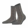 ESPRIT Kurzsocken, Geripptes Bündchen, Kariert, Für Damen 3070 DARK GREY -Galeria Geschäft unnamed file 69