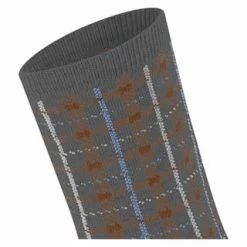 ESPRIT Kurzsocken, Geripptes Bündchen, Kariert, Für Damen 3070 DARK GREY -Galeria Geschäft unnamed file 72