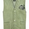 JAN VANDERSTORM Sweatweste TORGILS Oliv -Galeria Geschäft unnamed file 757