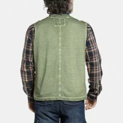 JAN VANDERSTORM Sweatweste TORGILS Oliv -Galeria Geschäft unnamed file 759