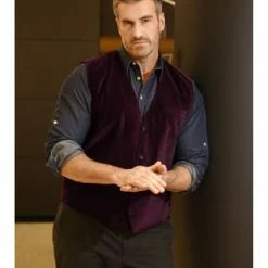 Charles Colby Weste DUKE KELLYS Dunkelrot 16 Charles Colby Weste DUKE KELLYS Dunkelrot -Galeria Geschäft unnamed file 818