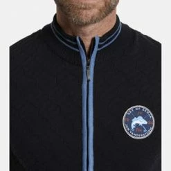 JAN VANDERSTORM Strickweste EINDRIDE Dunkelblau -Galeria Geschäft unnamed file 832