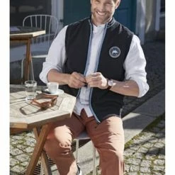 JAN VANDERSTORM Strickweste EINDRIDE Dunkelblau -Galeria Geschäft unnamed file 835