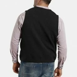 Charles Colby Strickweste DUKE CAMERONS Dunkelgrau -Galeria Geschäft unnamed file 840