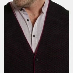 Charles Colby Strickweste DUKE CAMERONS Dunkelgrau -Galeria Geschäft unnamed file 841