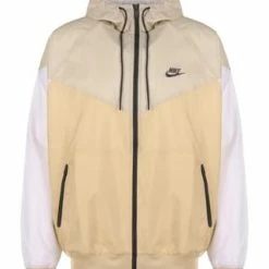 NIKE Windbreaker Sportswear Heritage Essentials Windrunner Beige/ Weiß