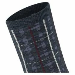 ESPRIT Kurzsocken, Geripptes Bündchen, Kariert, Für Damen 6127 NAVY MEL. -Galeria Geschäft unnamed file 87