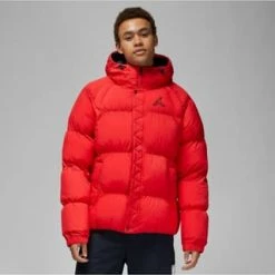 JORDAN Steppjacke Jumpman Essentiell Puffer Imprägnierung,Reißverschluss,Reißverschluss-Tasche Herren Fire Red-black-black -Galeria Geschäft unnamed file 880