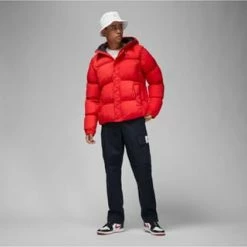 JORDAN Steppjacke Jumpman Essentiell Puffer Imprägnierung,Reißverschluss,Reißverschluss-Tasche Herren Fire Red-black-black -Galeria Geschäft unnamed file 885