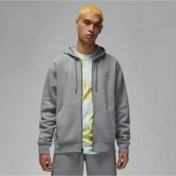 JORDAN Sweatjacke Essential Kordelzug,Reißverschluss,Taschen Herren Carbon Heather-white -Galeria Geschäft unnamed file 896