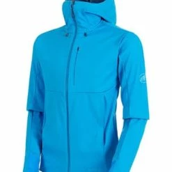 MAMMUT Jacke Ultimate V SO Hooded Jacket Hellblau
