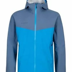 MAMMUT Jacke Albula Hooded Hellblau