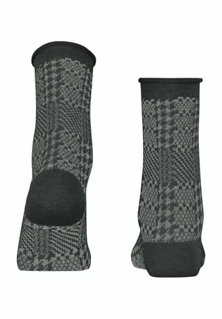 ESPRIT Woodland Socken, Hahnentritt, Für Damen 3085 ANTHRAZIT 4 ESPRIT Woodland Socken, Hahnentritt, Für Damen 3085 ANTHRAZIT – Bild 2