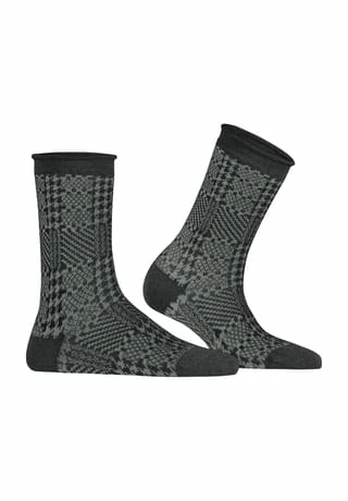 ESPRIT Woodland Socken, Hahnentritt, Für Damen 3085 ANTHRAZIT 7 ESPRIT Woodland Socken, Hahnentritt, Für Damen 3085 ANTHRAZIT – Bild 5