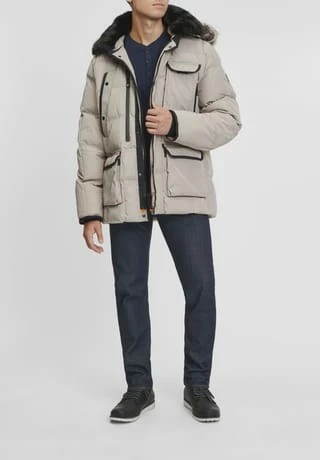 WELLENSTEYN Jacke "Marvellous 560", Abnehmbare Kapuze, Webpelzbesatz, Für Herren SAND 6 WELLENSTEYN Jacke "Marvellous 560", Abnehmbare Kapuze, Webpelzbesatz, Für Herren SAND – Bild 4